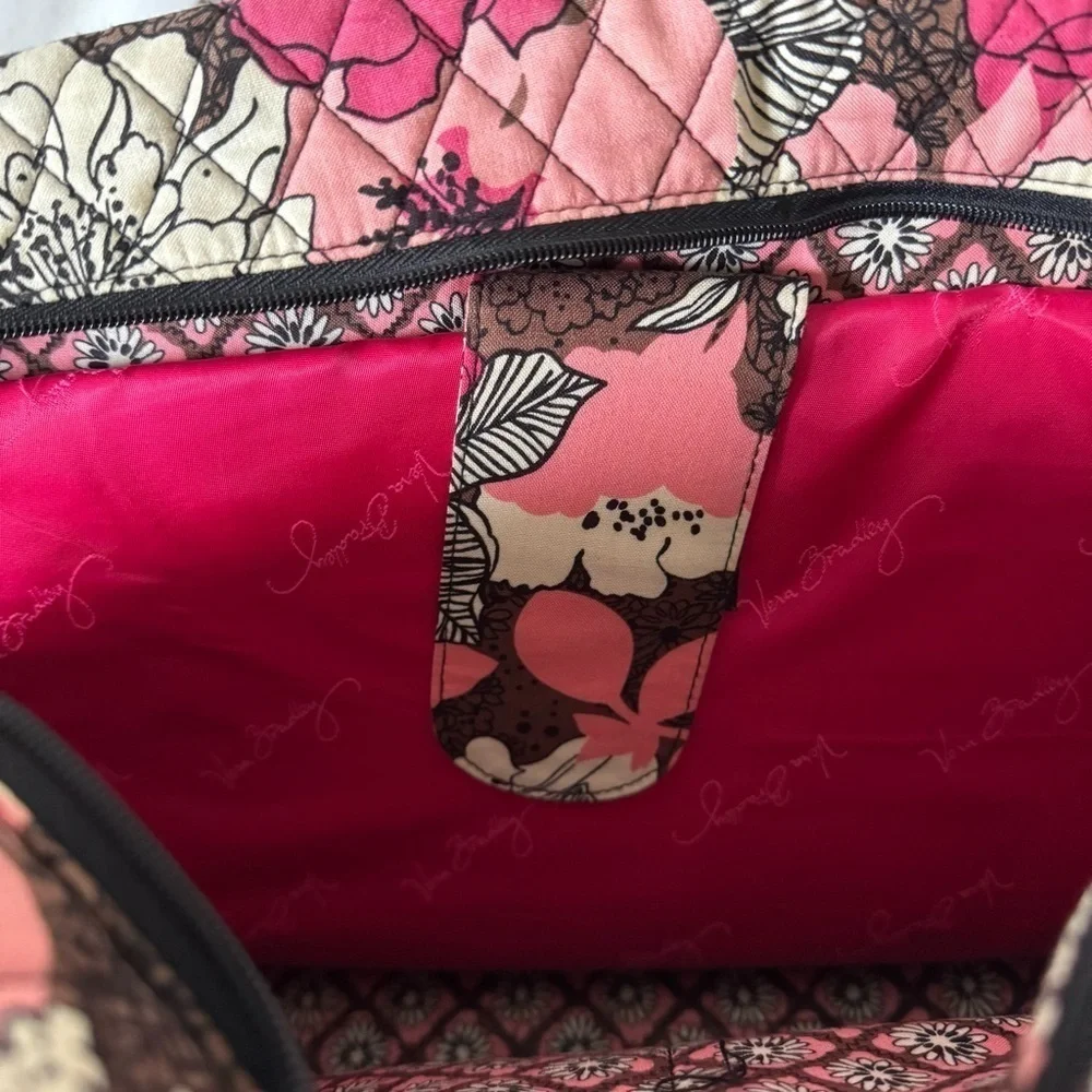 Vera Bradley mocha rouge crossbody laptop bag - Picture 5 of 10